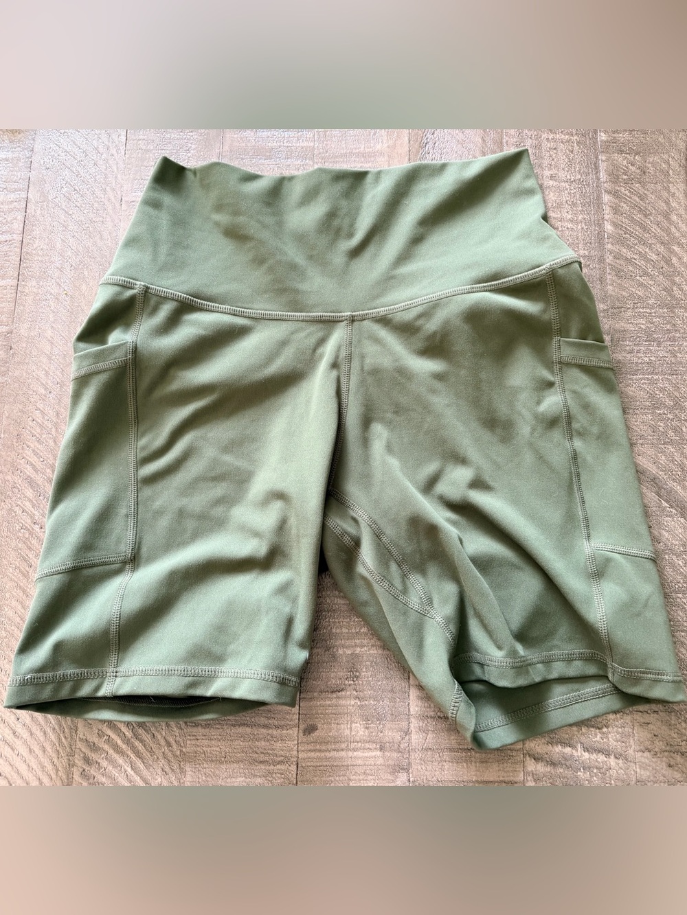 Women’s Colorful Koala Forest Green Athletic Bike Shorts